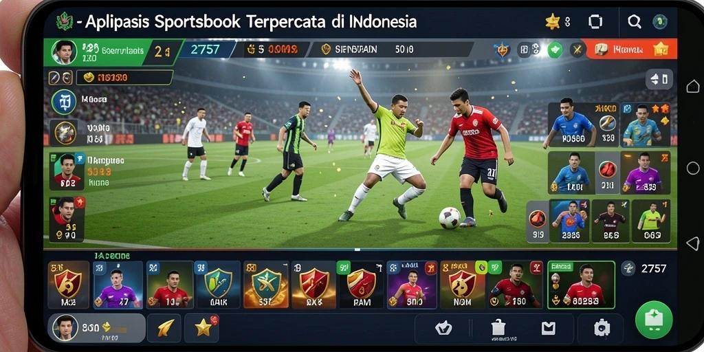 Tampilan gameplay aplikasi sportsbook 2757 yang menarik.