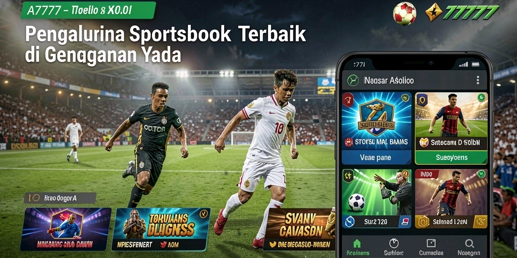 Screenshot A7777 menampilkan antarmuka taruhan olahraga yang menarik.