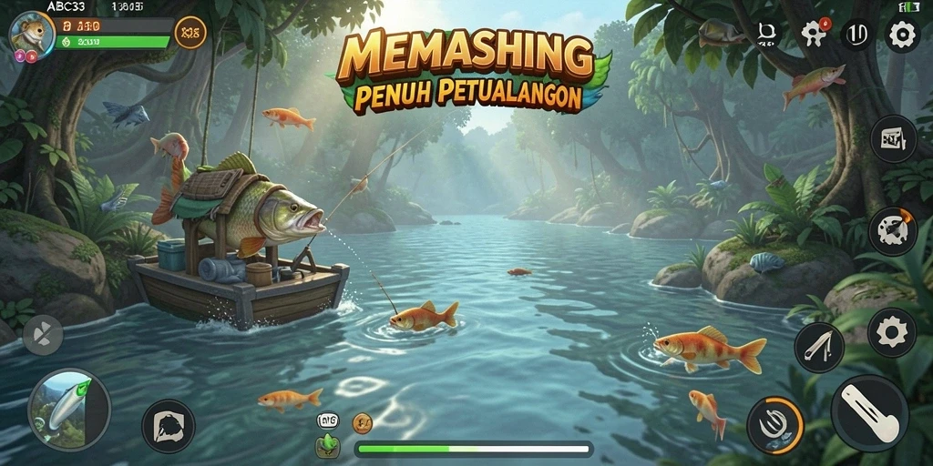 Tampilan permainan memancing yang menakjubkan dalam ABC33.