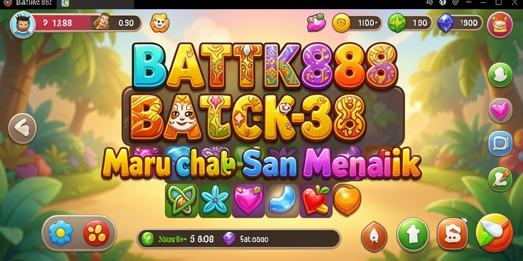Screenshot utama menunjukkan gameplay seru di BATIK88.
