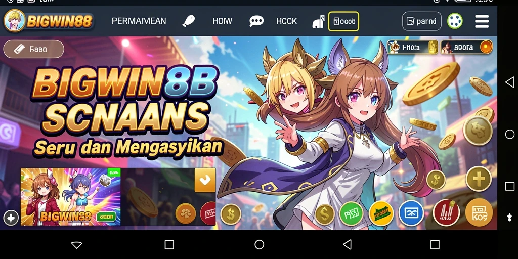 Screenshot gameplay <strong>BIGWIN88</strong> menampilkan aksi seru di dunia anime.