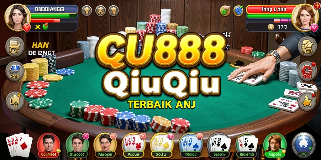 Screenshot gameplay CU888 yang menunjukkan saat bermain QiuQiu.