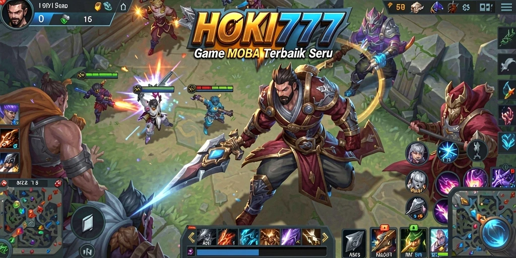 Tampilan gameplay HOKI777 yang menarik dan intens.