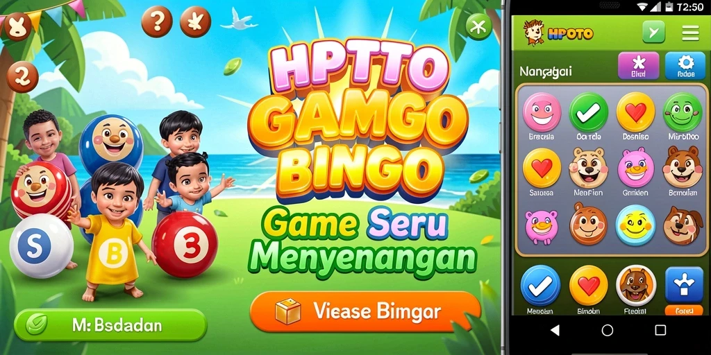 Screenshot HPTOTO menampilkan gameplay seru saat bermain Bingo.