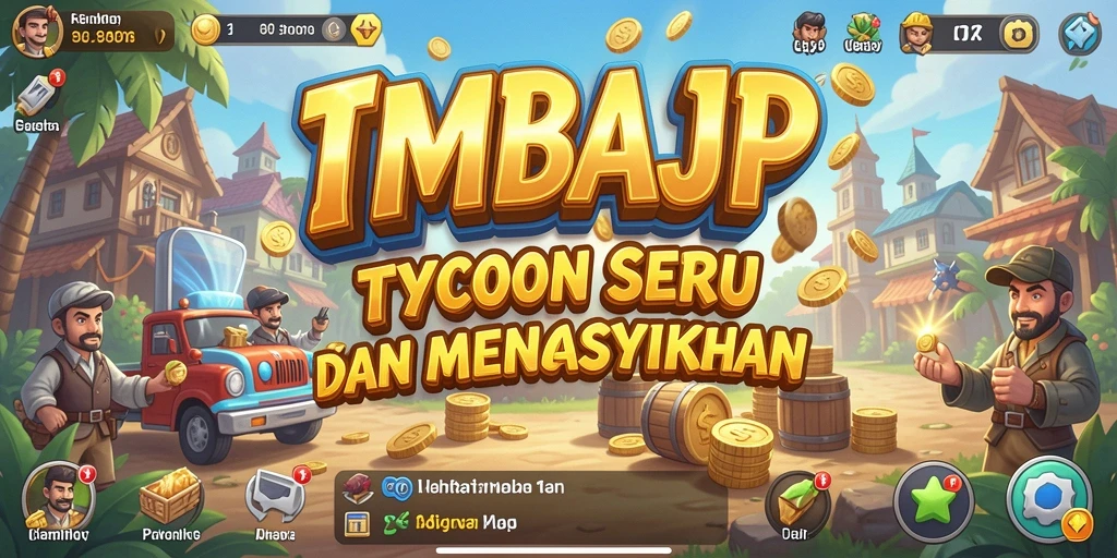 Screenshot menunjukkan gameplay Tycoon menarik di IMBAJP.