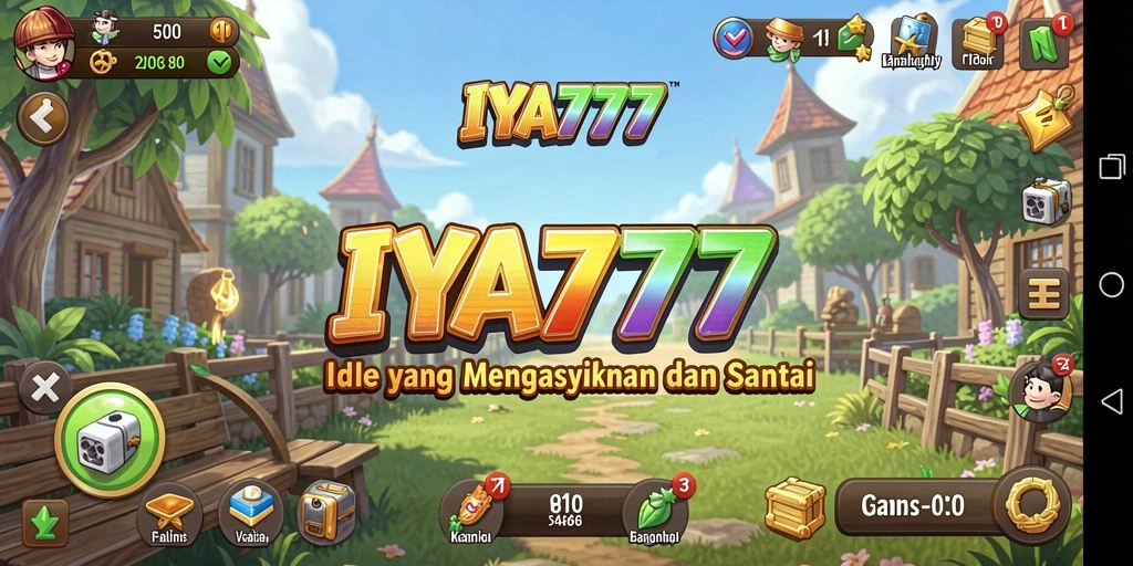 Tampilan gameplay IYA777 yang menampilkan momen menarik dalam permainan Idle.