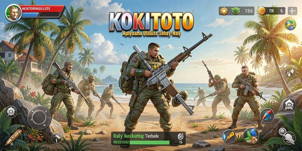Tampilan antarmuka KOKITOTO yang modern dan intuitif.