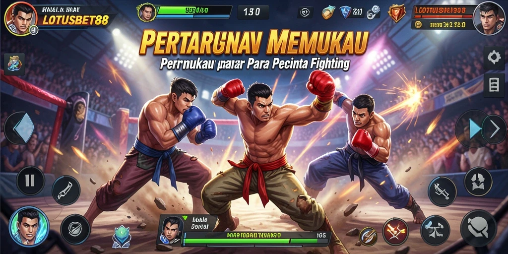 Tampilan pertarungan epik dalam LOTUSBET88 dengan grafis memukau.