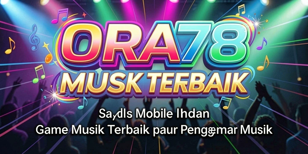 Tampilan menarik dari gameplay ORA78 dengan berbagai jenis musik.