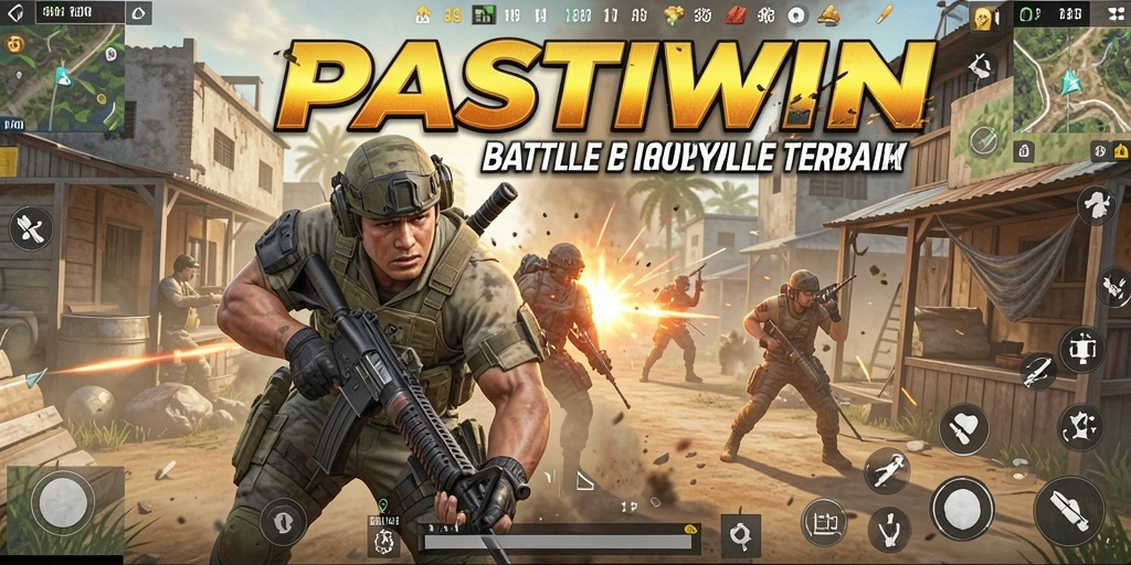 Tampilan gameplay PASTIWIN yang mendebarkan dan penuh aksi.