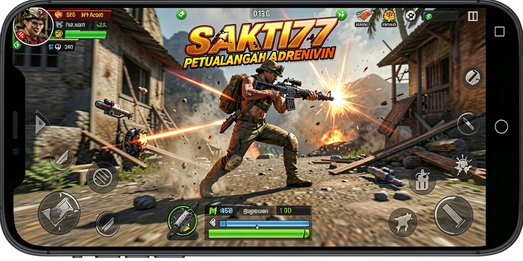 Tampilan seru dari gameplay SAKTI77 yang penuh aksi.