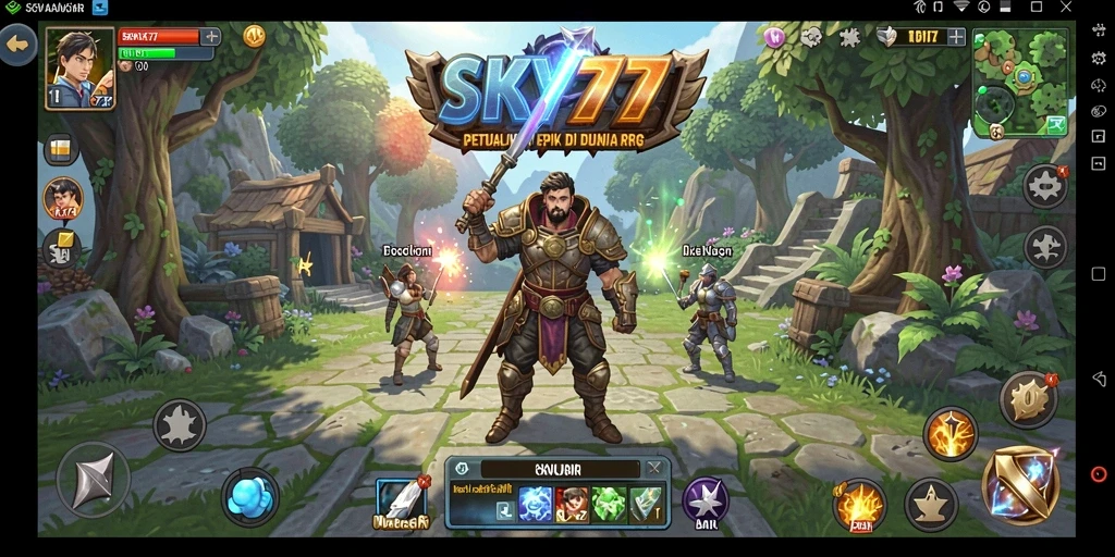 Gameplay menakjubkan di dunia RPG yang luas.
