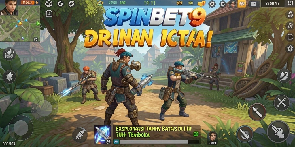 Screenshot SPINBET99 menampilkan aksi seru dalam dunia terbuka.