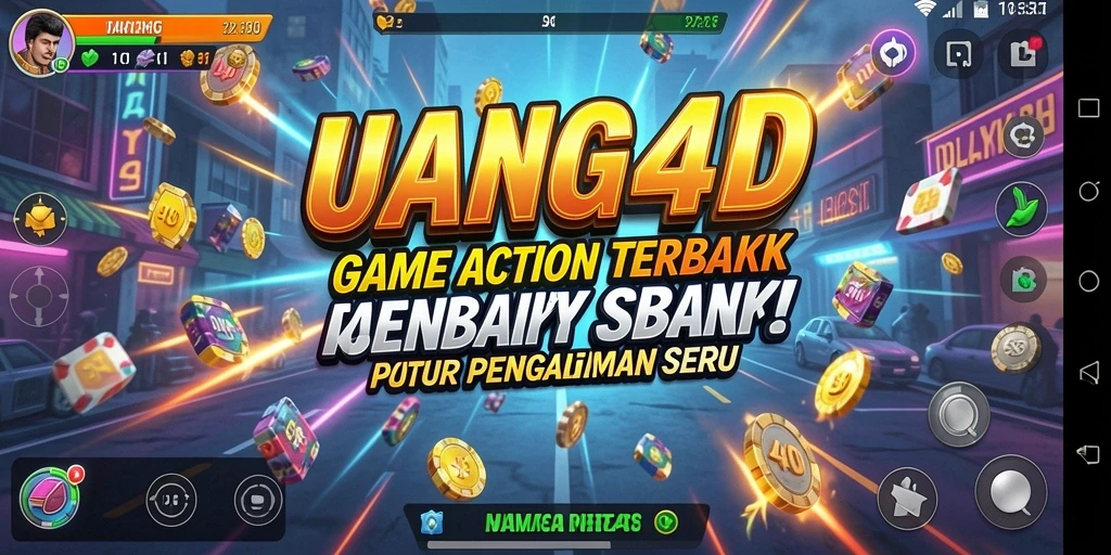 Screenshot utama UANG4D menampilkan aksi gameplay yang mendebarkan.