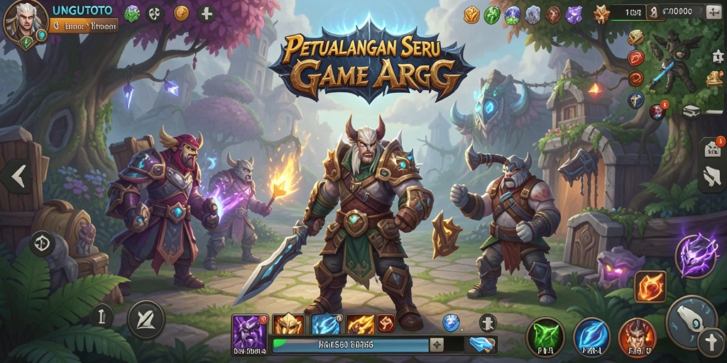 Gameplay dinamis dan aksi seru di UNGUTOTO.