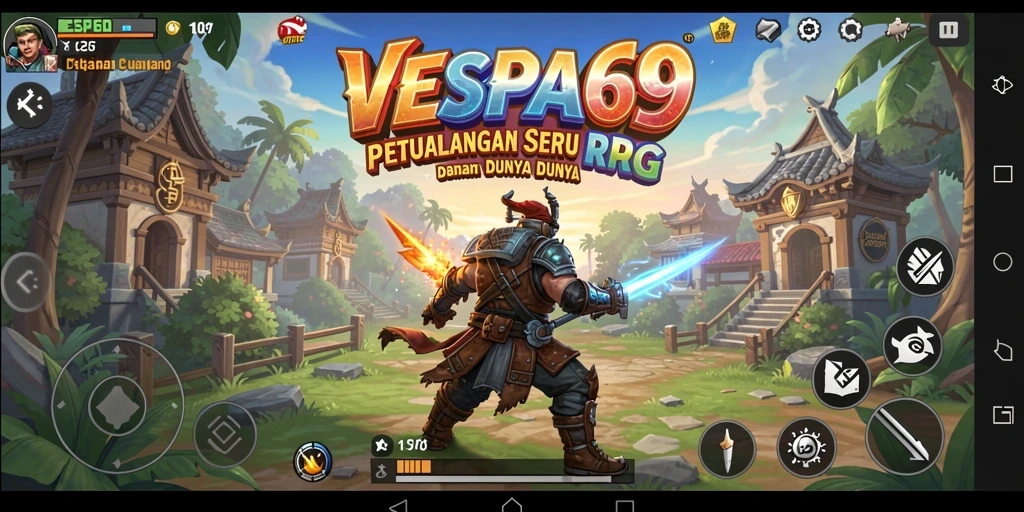 Tampilan gameplay <strong>VESPA69</strong> yang menakjubkan dalam dunia RPG.