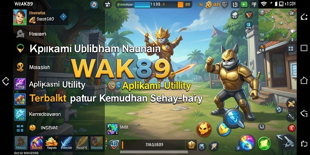 Tampilan antarmuka WAK89 yang intuitif dan mudah digunakan.